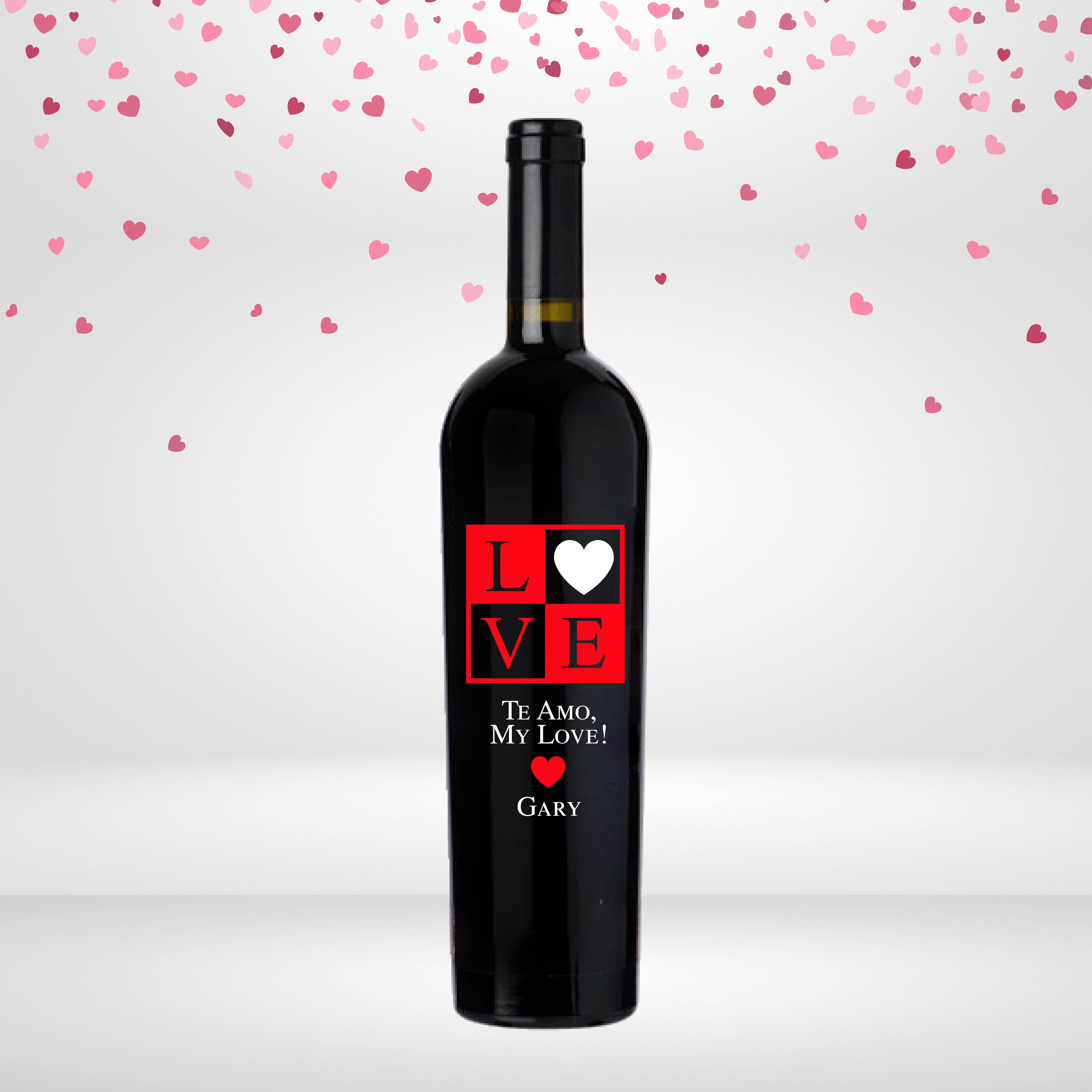 (NEW) Personalized Valentine's Day Love Design Bottle